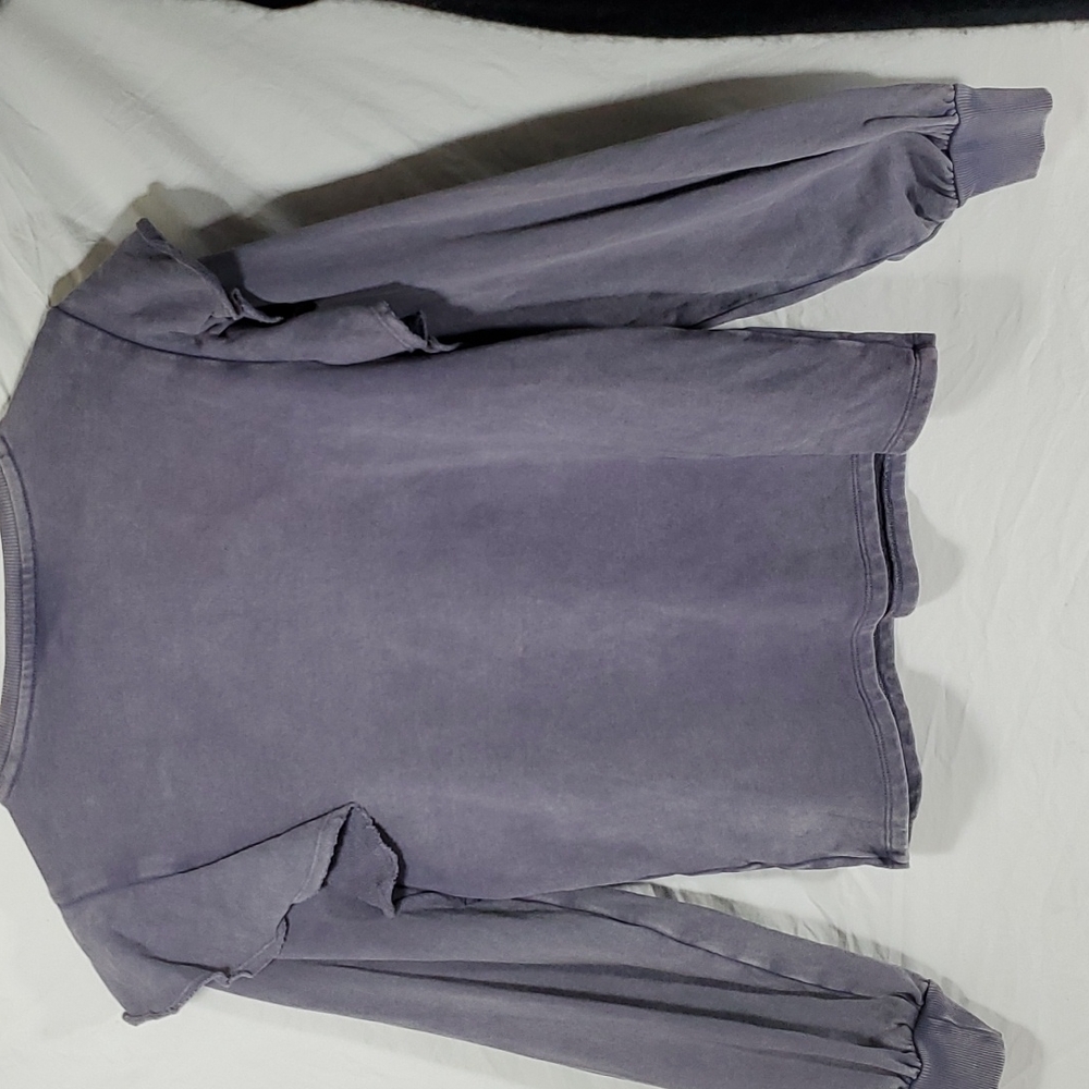 Universal Threads Ruffle Sweatshirt Size XS Gray